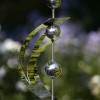 STAINLESS STEEL DOUBLE EYE ORNAMENT x 6 Pieces